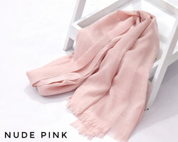 Luxury Turkish Viscose - Nude Pink
