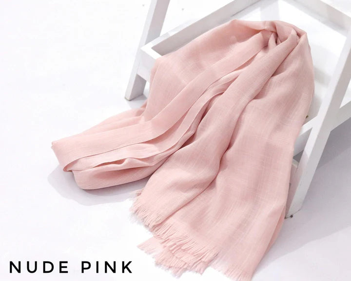 Luxury Turkish Viscose - Nude Pink