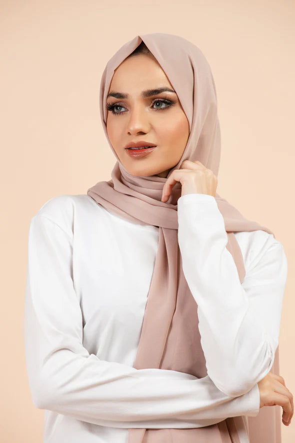 Premium Georgette - Mushroom