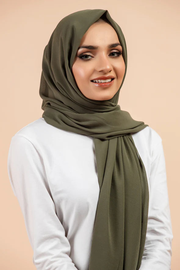 Premium Georgette - Sage