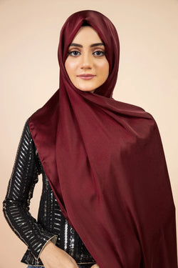 Glossy Silk - Maroon